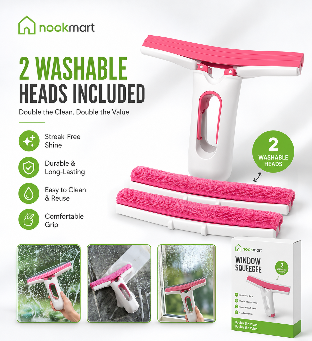 Portable Mini Squeeze Mop Absorbent Sponge